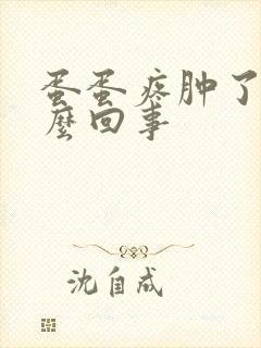 蛋蛋疼肿了是怎么回事封面
