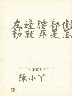 左边腰部侧面一动就疼是怎么回事