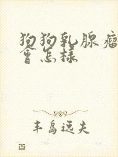 狗狗乳腺瘤不治会怎样