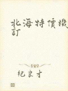北海特价机票预订
