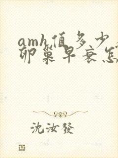 amh值多少为卵巢早衰怎么引起的封面