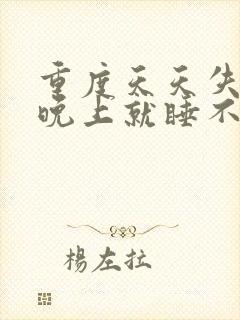 重度天天失眠到晚上就睡不着怎么治