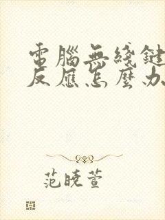 电脑无线键盘没反应怎么办