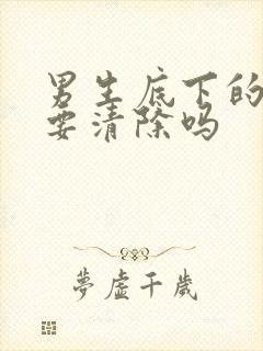 男生底下的毛需要清除吗