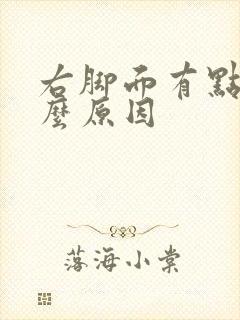 右脚面有点肿什么原因