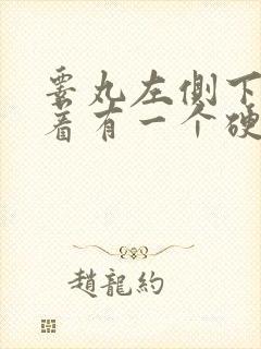 睾丸左侧下面摸着有一个硬疙瘩