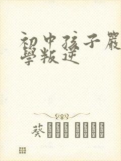 初中孩子严重厌学叛逆