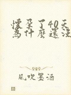 怀孕了40天了为什么还没发现孕囊