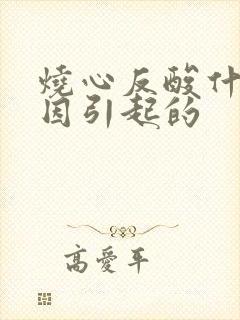 烧心反酸什么原因引起的