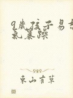 9岁孩子易怒脾气暴躁