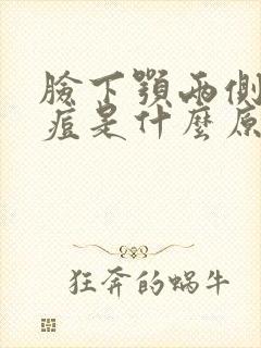 脸下颚两侧长痘痘是什么原因