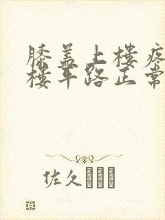 膝盖上楼疼,下楼平路正常什么原因