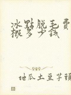 冰点脱毛费用大概多少钱