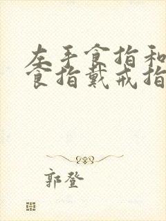 左手食指和右手食指戴戒指什么意思