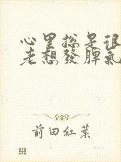 心里总是很烦躁老想发脾气