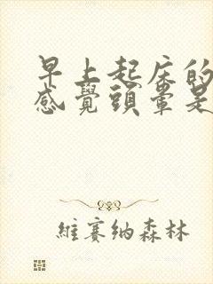 早上起床的时候感觉头晕是怎么回事封面