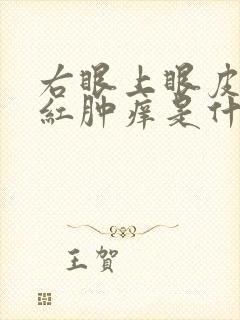 右眼上眼皮反复红肿痒是什么原因