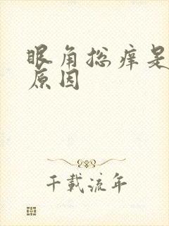 眼角总痒是什么原因