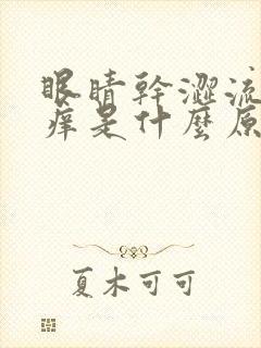 眼睛干涩流泪发痒是什么原因引起的
