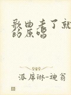 歌曲老了就老了的原唱