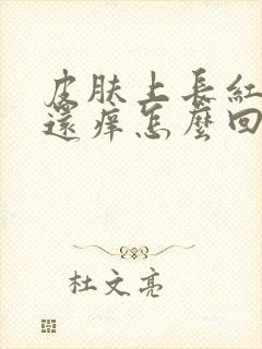 皮肤上长红块癣还痒怎么回事
