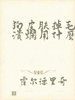 狗皮肤掉毛皮肤溃烂用什么药