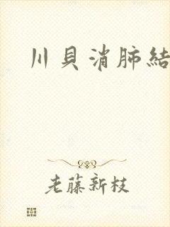 川贝消肺结节吗