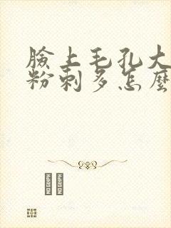 脸上毛孔大闭口粉刺多怎么办