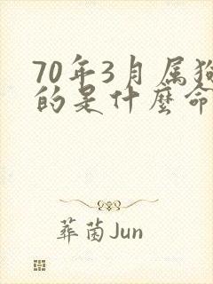70年3月属狗的是什么命运封面