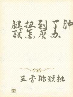 腿扭到了肿了应该怎么办