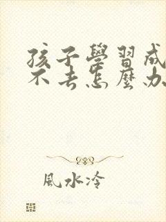 孩子学习成绩上不去怎么办