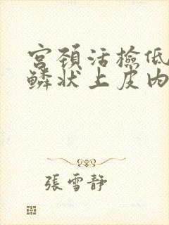 宫颈活检低级别鳞状上皮内病变是什么意思