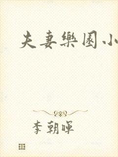 夫妻乐园小说
