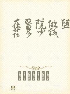 在医院做堕胎要花多少钱