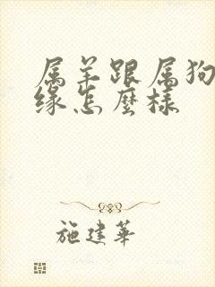 属羊跟属狗的姻缘怎么样