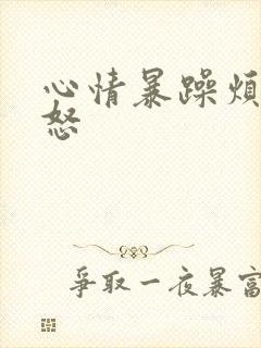 心情暴躁烦躁易怒