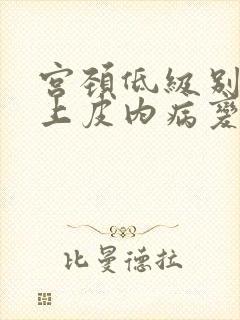 宫颈低级别鳞状上皮内病变lsil是啥意思