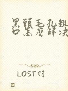 黑头毛孔粗大闭口怎么解决