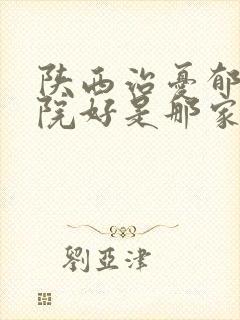 陕西治忧郁症医院好是那家封面