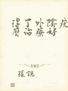 得了外阴疣湿怎么治疗好