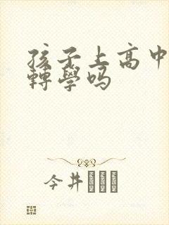 孩子上高中可以转学吗