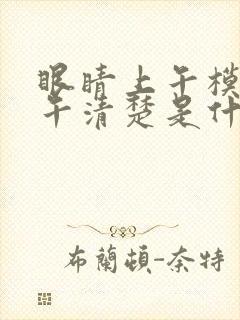 眼睛上午模糊下午清楚是什么原因