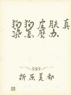 狗狗皮肤真菌感染怎么办