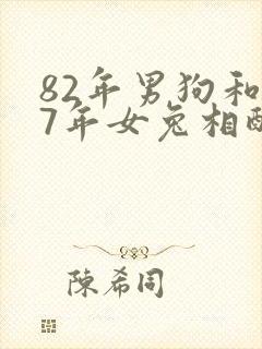 82年男狗和87年女兔相配婚姻如何