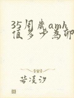 35周岁amh值多少为卵巢早衰封面