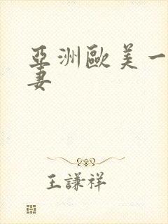 亚洲欧美一区人妻封面