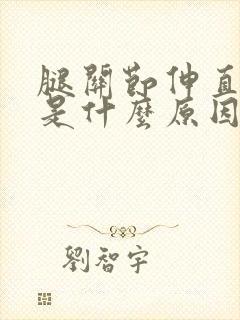 腿关节伸直疼痛是什么原因
