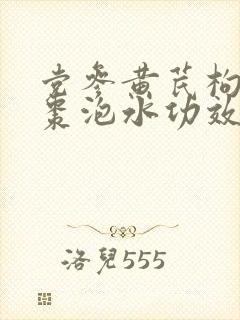 党参黄芪枸杞红枣泡水功效及作用