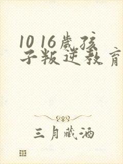 10 16岁孩子叛逆教育方法