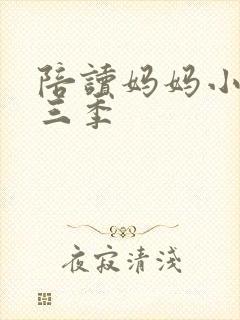 陪读妈妈小说第三季封面